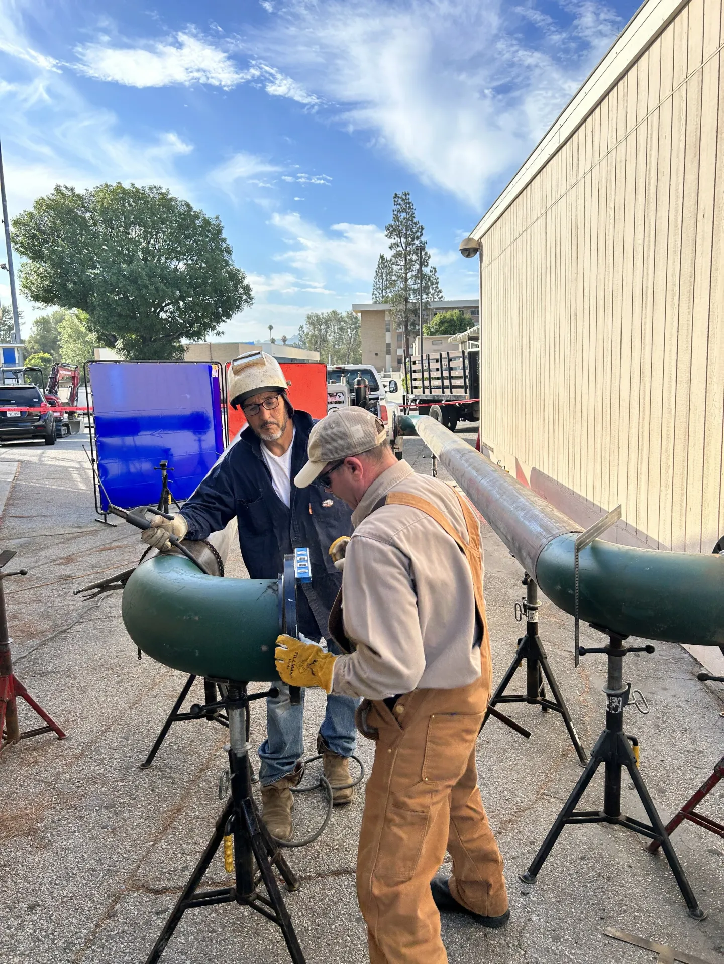 LAUSD Natural Gas Line Support